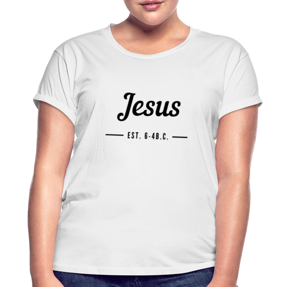 Jesus Est. Women's Relaxed Fit T-Shirt - white