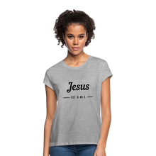 Load image into Gallery viewer, Jesus Est. Women&#39;s Relaxed Fit T-Shirt - heather gray
