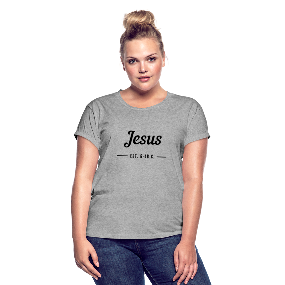 Jesus Est. Women's Relaxed Fit T-Shirt - heather gray
