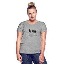 Load image into Gallery viewer, Jesus Est. Women&#39;s Relaxed Fit T-Shirt - heather gray
