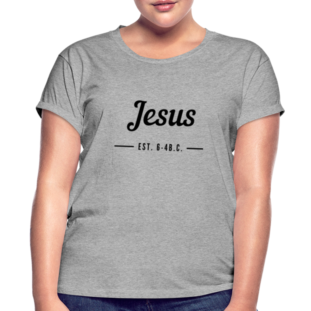 Jesus Est. Women's Relaxed Fit T-Shirt - heather gray