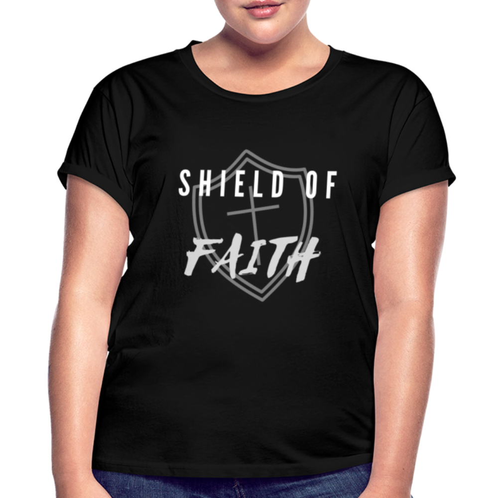 Shield of Faith Women's Relaxed Fit T-Shirt - black