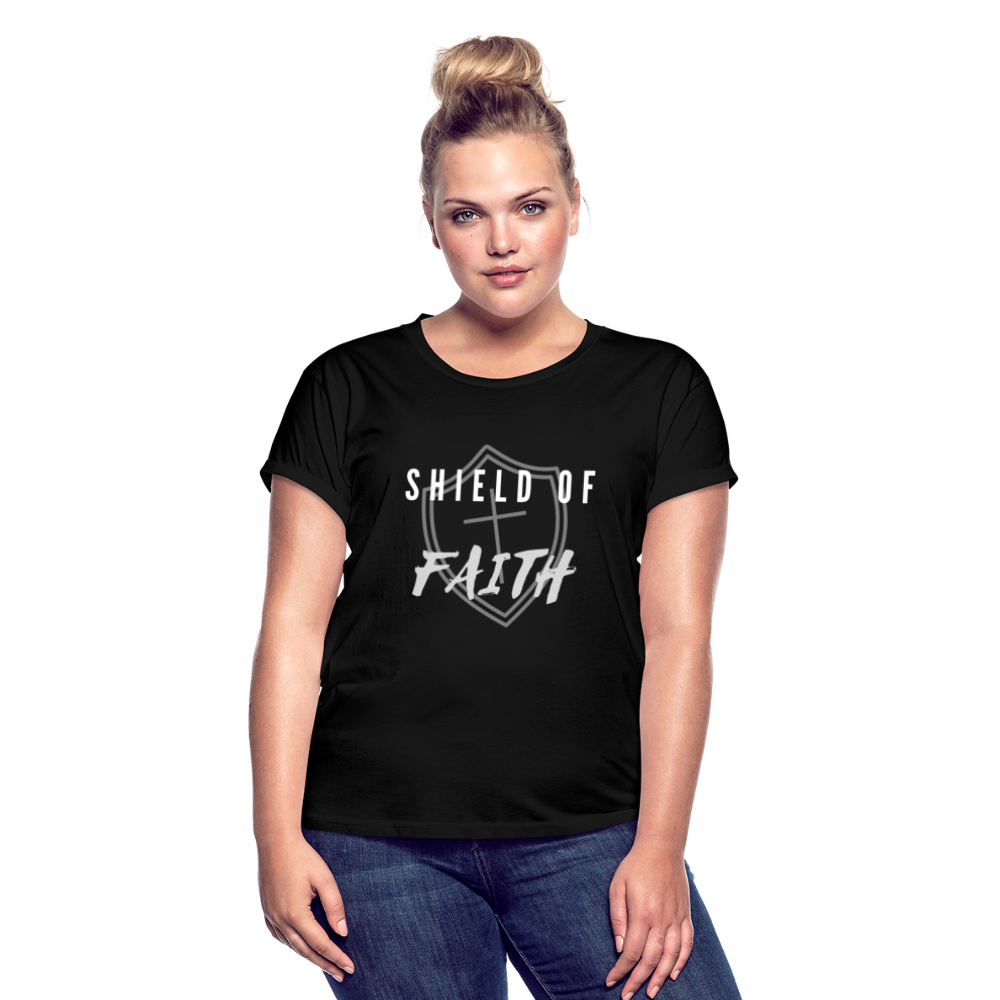 Shield of Faith Women's Relaxed Fit T-Shirt - black