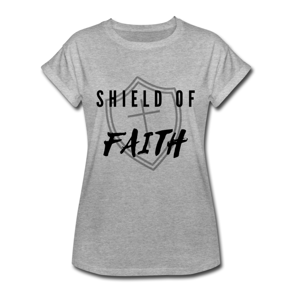 Shield of Faith Women's Relaxed Fit T-Shirt - heather gray