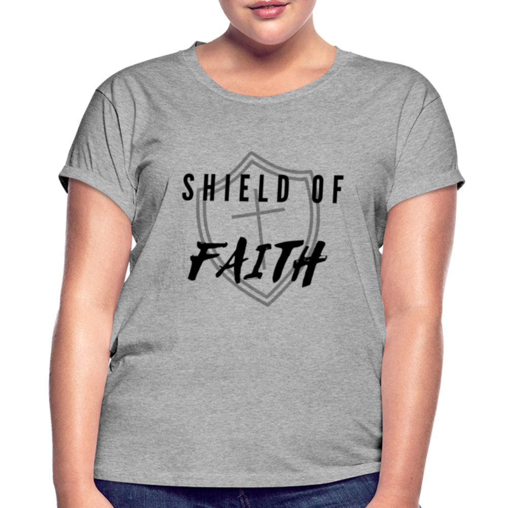 Shield of Faith Women's Relaxed Fit T-Shirt - heather gray
