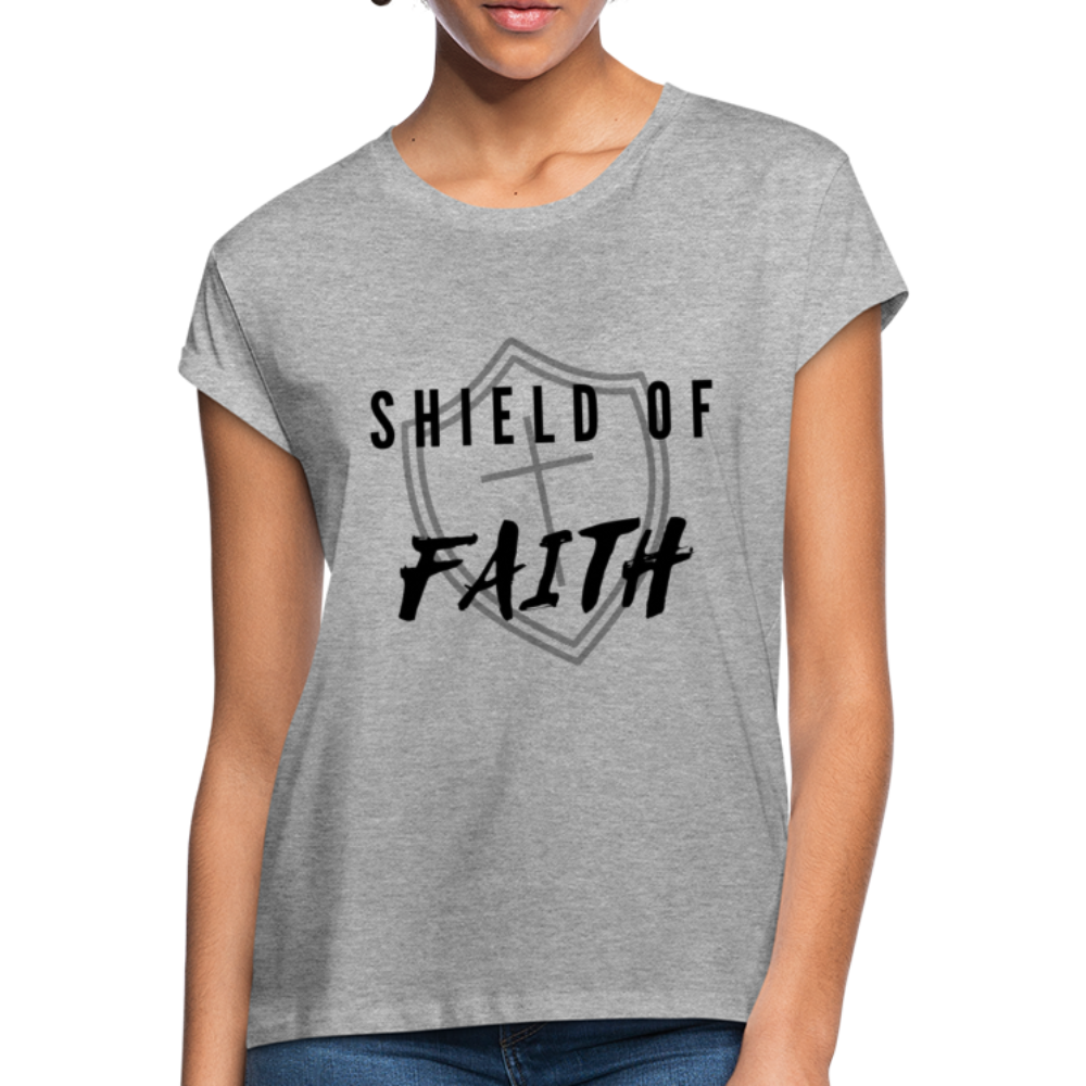 Shield of Faith Women's Relaxed Fit T-Shirt - heather gray