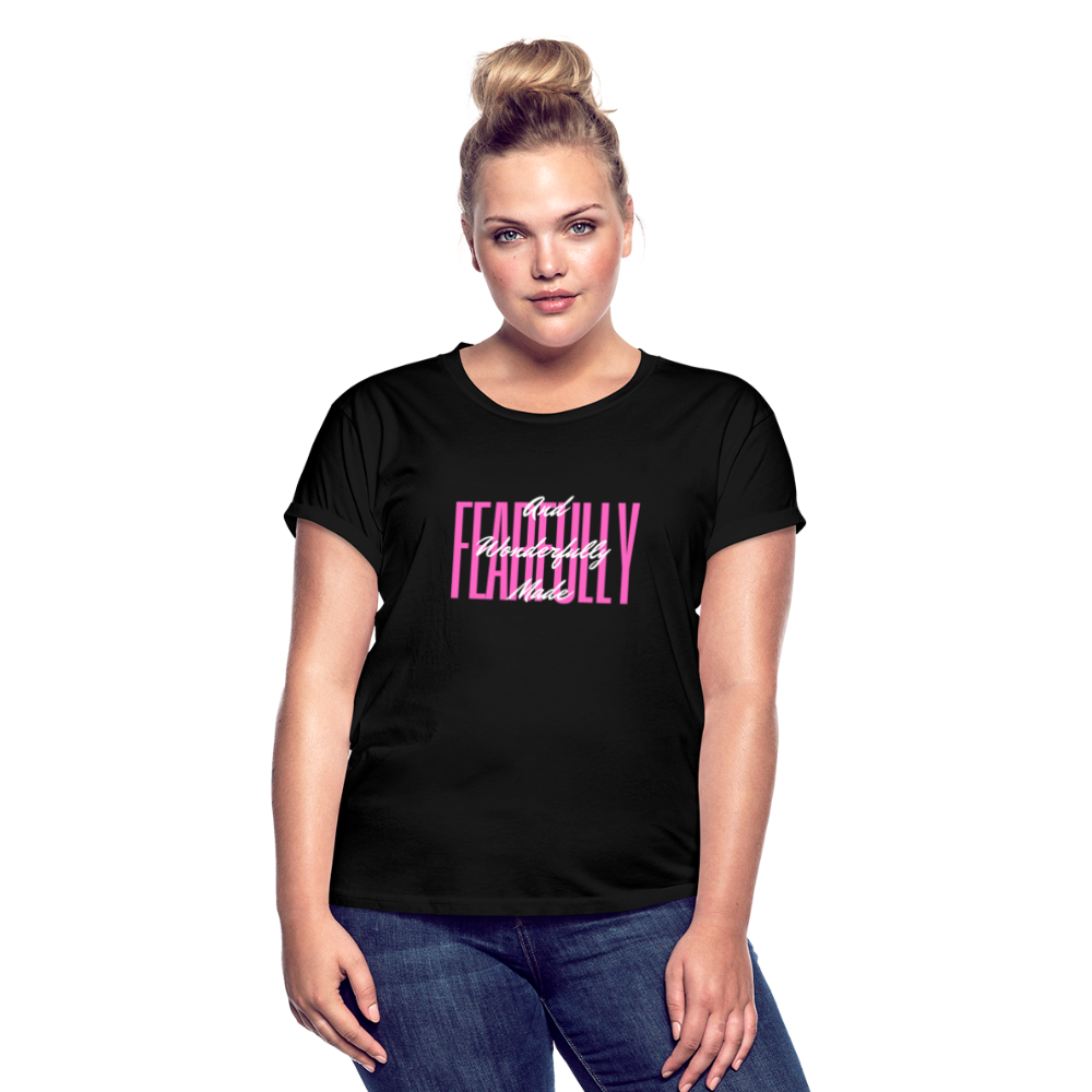Wonderfully Made Women's Relaxed Fit T-Shirt - black