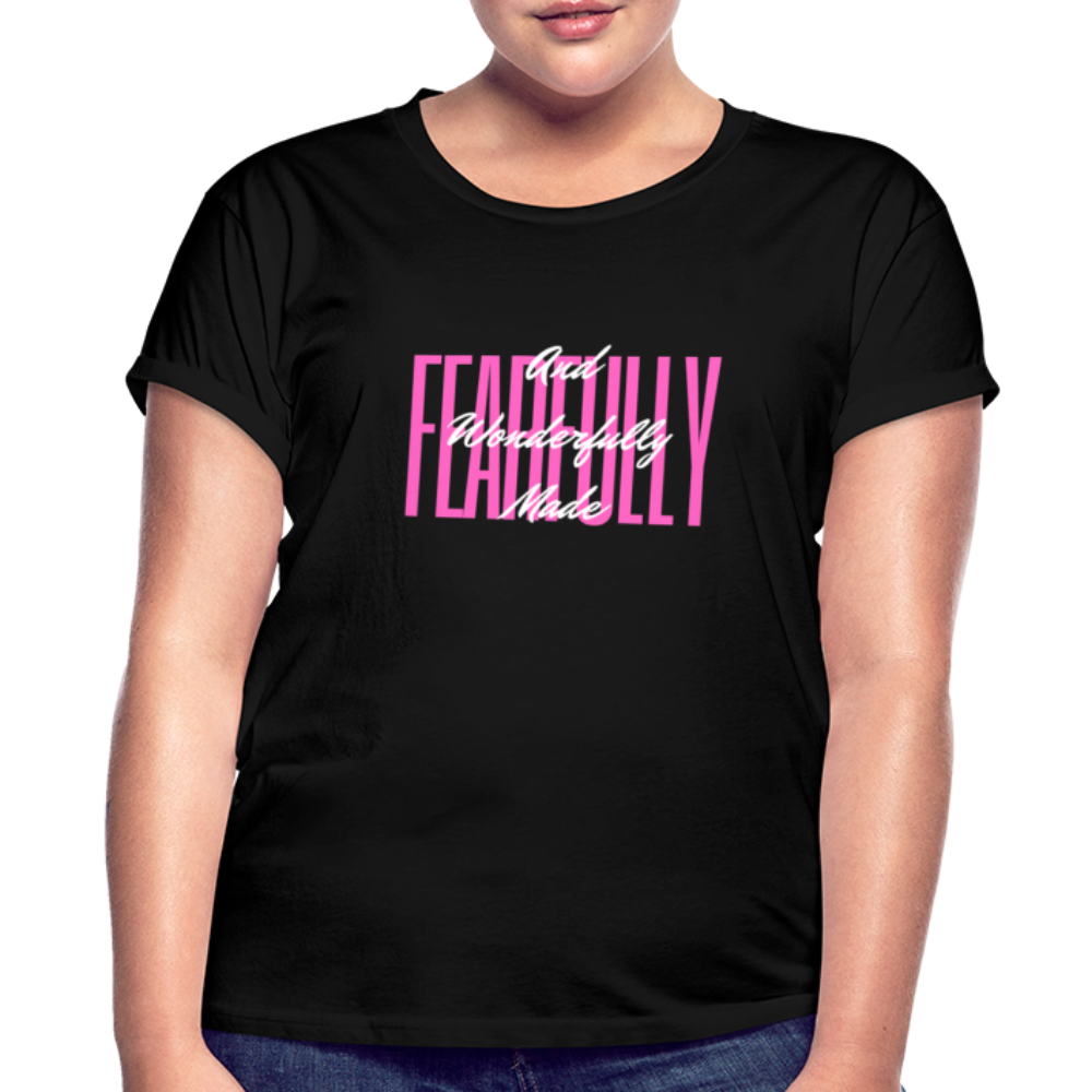 Wonderfully Made Women's Relaxed Fit T-Shirt - black