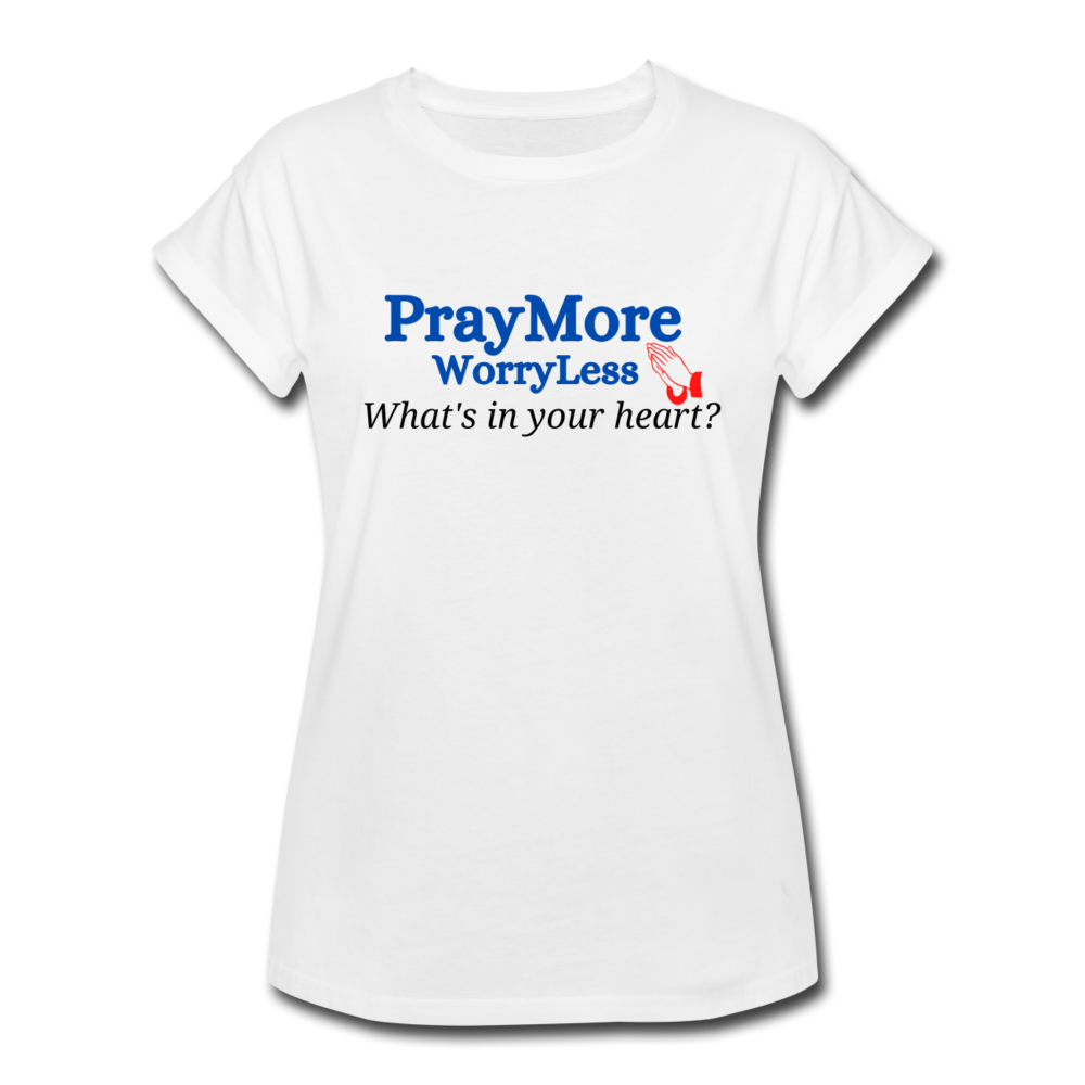 What's In Your Heart? Women's Relaxed Fit T-Shirt - white
