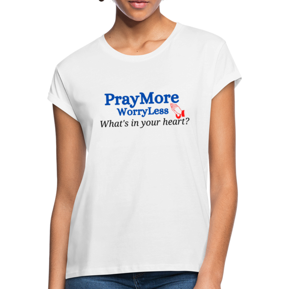 What's In Your Heart? Women's Relaxed Fit T-Shirt - white