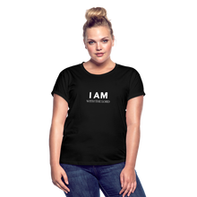 Load image into Gallery viewer, I Am With The Lord Women&#39;s Relaxed Fit T-Shirt - black
