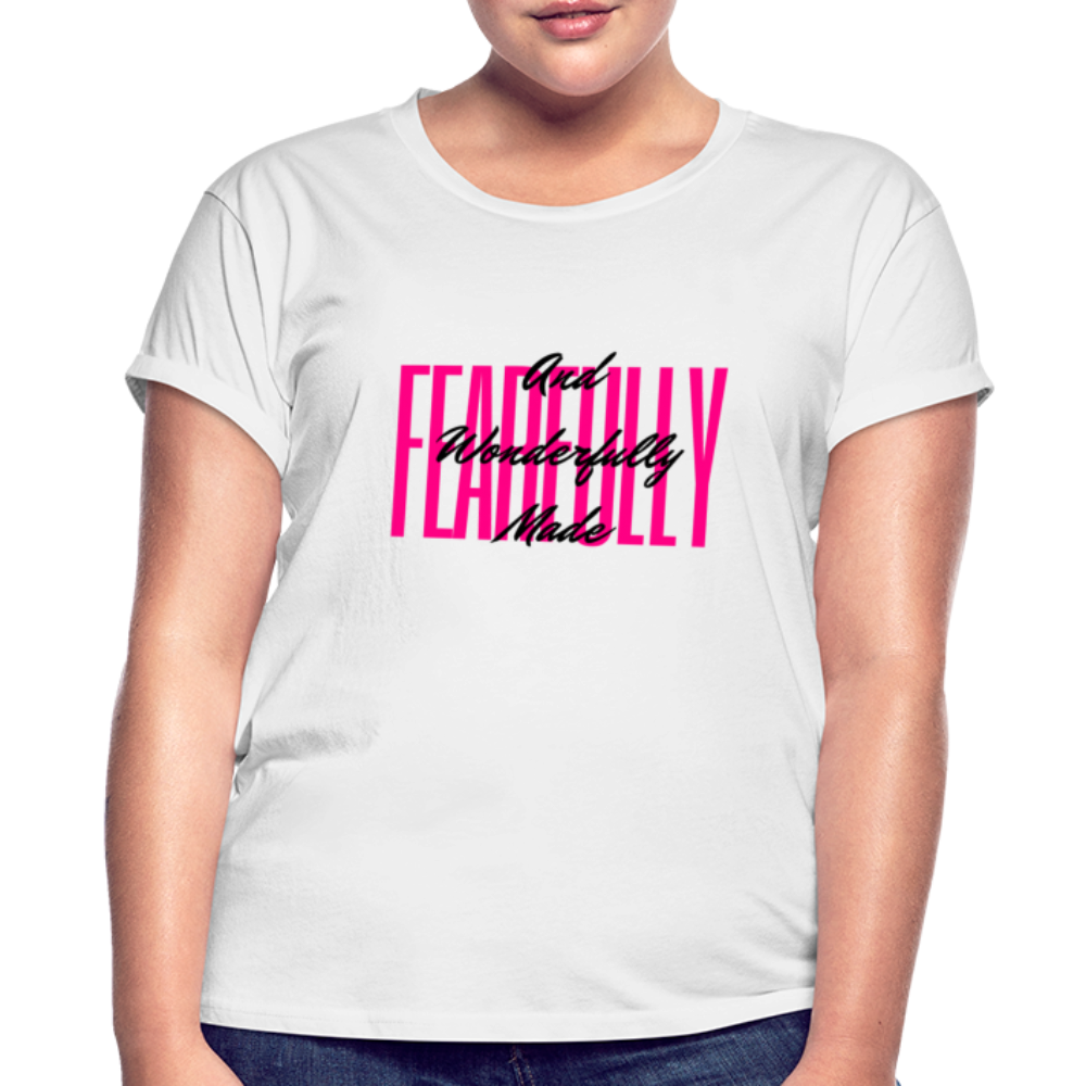 Wonderfully Made Women's Relaxed Fit T-Shirt - white
