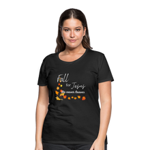 Load image into Gallery viewer, Fall For Jesus Women’s Premium T-Shirt - black
