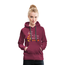 Load image into Gallery viewer, Fall For Jesus Women’s Premium Hoodie - burgundy
