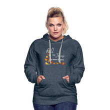 Load image into Gallery viewer, Fall For Jesus Women’s Premium Hoodie - heather denim
