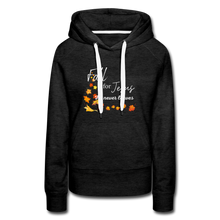 Load image into Gallery viewer, Fall For Jesus Women’s Premium Hoodie - charcoal gray
