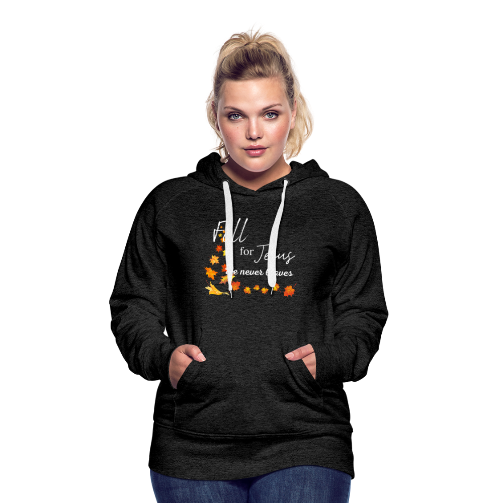 Fall For Jesus Women’s Premium Hoodie - charcoal gray