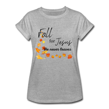 Load image into Gallery viewer, Fall For Jesus Women&#39;s Relaxed Fit T-Shirt - heather gray
