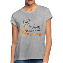 Load image into Gallery viewer, Fall For Jesus Women&#39;s Relaxed Fit T-Shirt - heather gray
