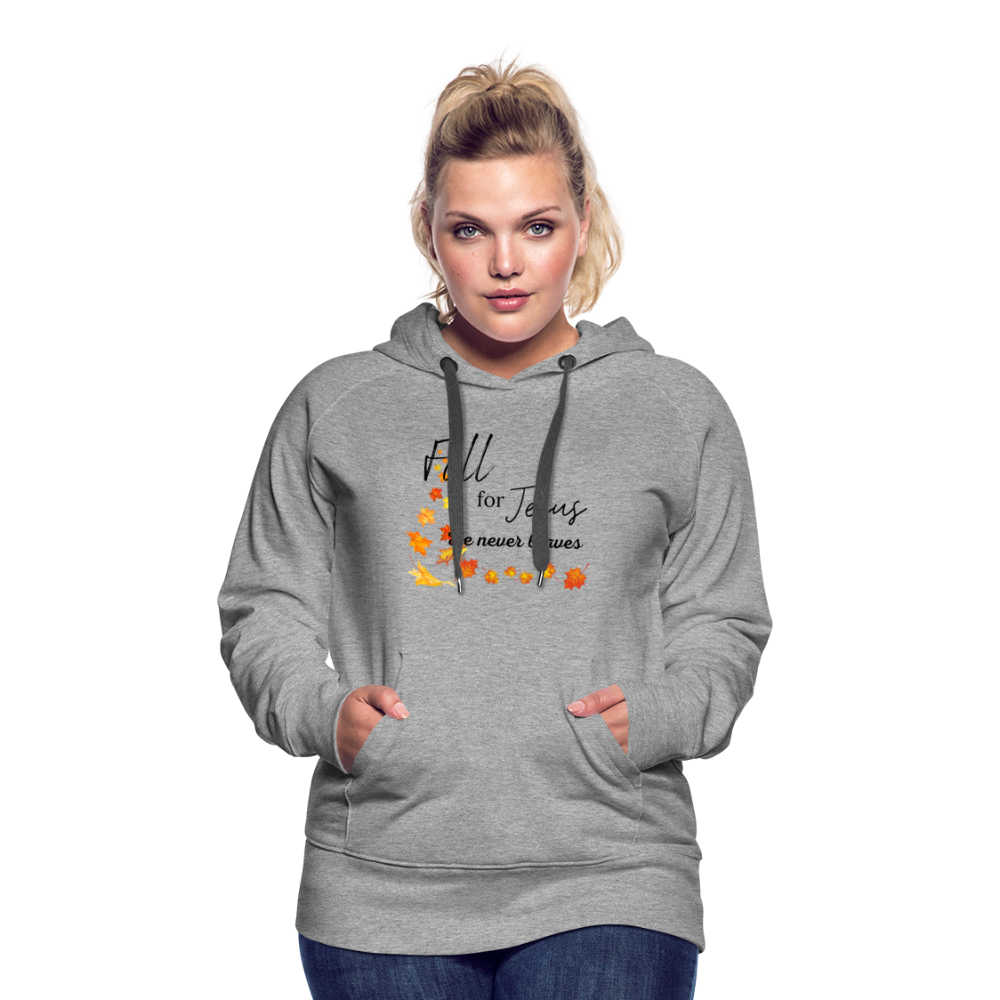 Fall For Jesus Women’s Premium Hoodie - heather gray