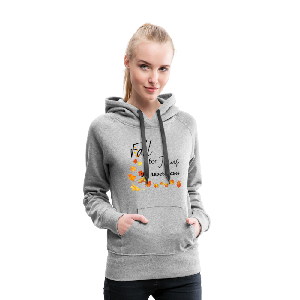 Fall For Jesus Women’s Premium Hoodie - heather gray