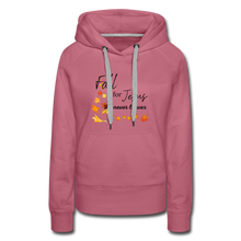 Load image into Gallery viewer, Fall For Jesus Women’s Premium Hoodie - mauve
