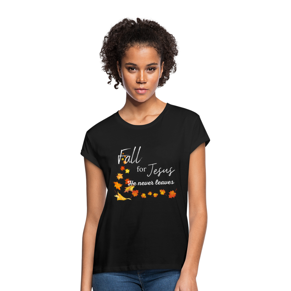 Fall For Jesus Women's Relaxed Fit T-Shirt - black