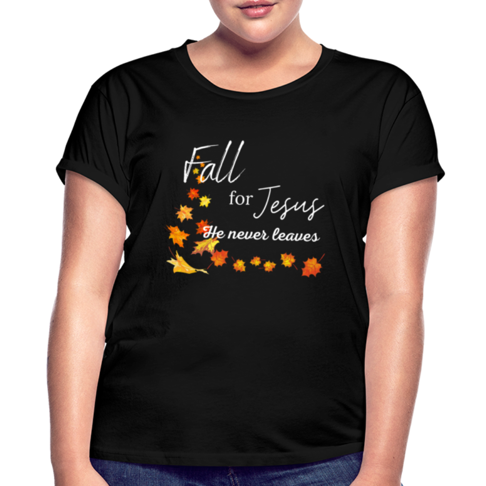 Fall For Jesus Women's Relaxed Fit T-Shirt - black
