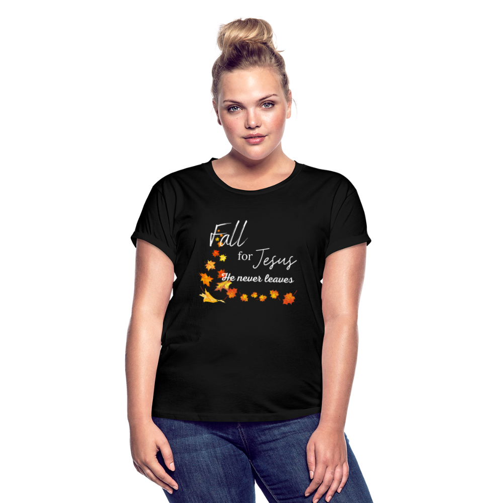 Fall For Jesus Women's Relaxed Fit T-Shirt - black
