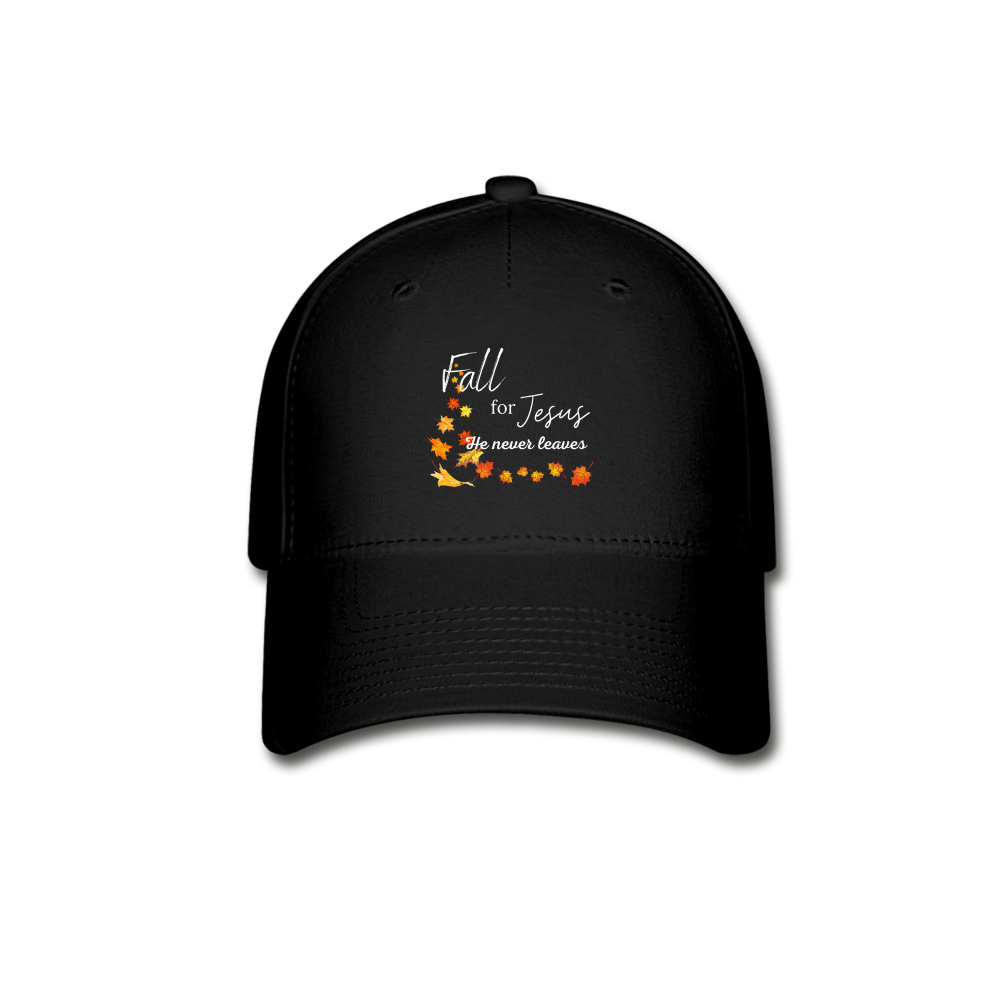 Fall For Jesus Baseball Cap - black