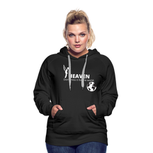 Load image into Gallery viewer, Heaven, Don&#39;t Miss It... Women’s Premium Hoodie - black
