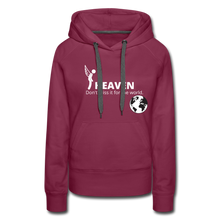 Load image into Gallery viewer, Heaven, Don&#39;t Miss It... Women’s Premium Hoodie - burgundy
