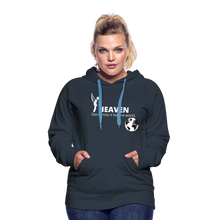 Load image into Gallery viewer, Heaven, Don&#39;t Miss It... Women’s Premium Hoodie - navy
