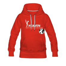 Load image into Gallery viewer, Heaven, Don&#39;t Miss It... Women’s Premium Hoodie - red
