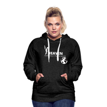 Load image into Gallery viewer, Heaven, Don&#39;t Miss It... Women’s Premium Hoodie - charcoal gray
