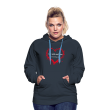 Load image into Gallery viewer, Act With Heart Women’s Premium Hoodie - navy
