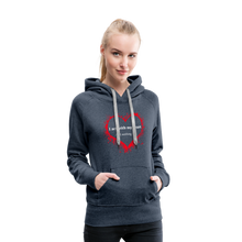 Load image into Gallery viewer, Act With Heart Women’s Premium Hoodie - heather denim
