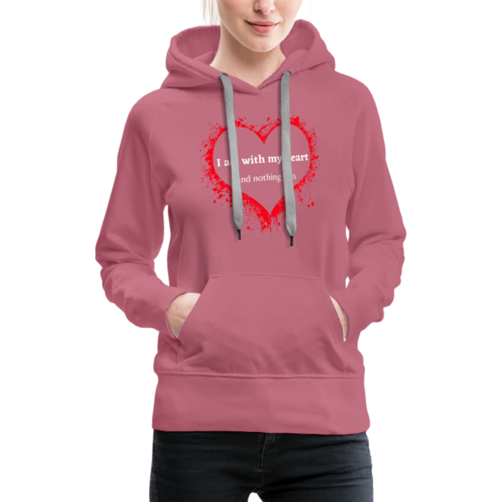Act With Heart Women’s Premium Hoodie - mauve