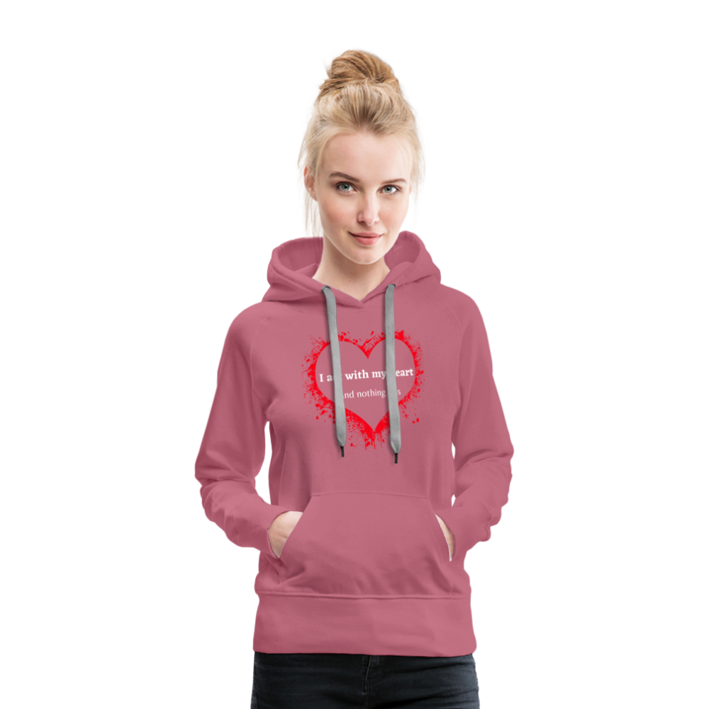 Act With Heart Women’s Premium Hoodie - mauve