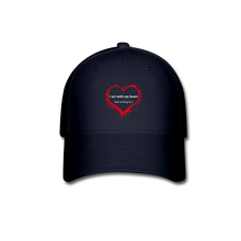 Load image into Gallery viewer, Act With Heart Baseball Cap - navy
