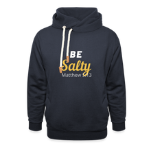 Load image into Gallery viewer, Be Salty (Matthew 5:13) Shawl Collar Hoodie - navy
